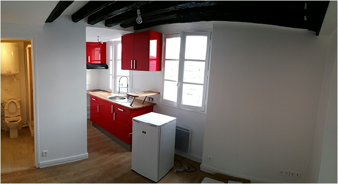 Ouverture verticale maison