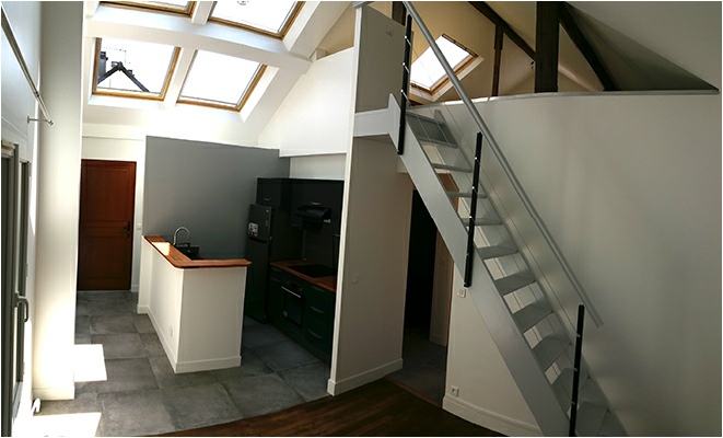 Mezzanine grenier lumière