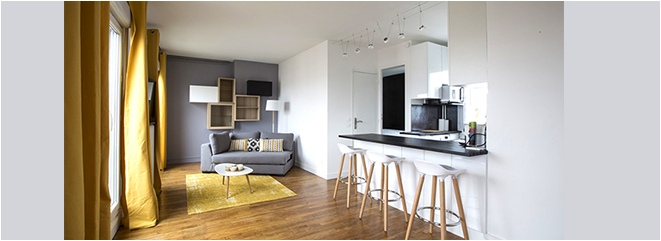 Transformation d'un grand studio en appartement