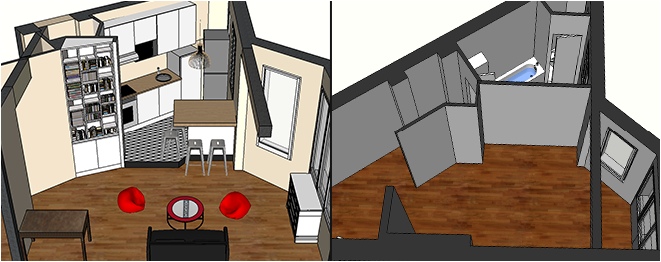Transformation appartement architecte Paris